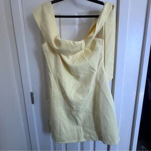 Chic Yellow Mini Dress